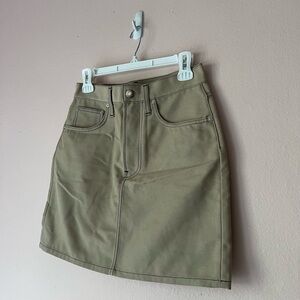 Helmut Lang Denim Mini Skirt